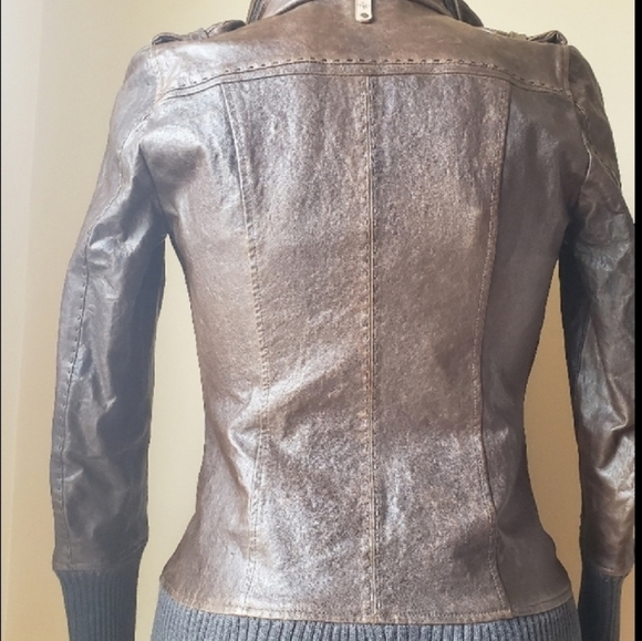 Mackage Lamb Leather Nev Jacket - Picture 2 of 5